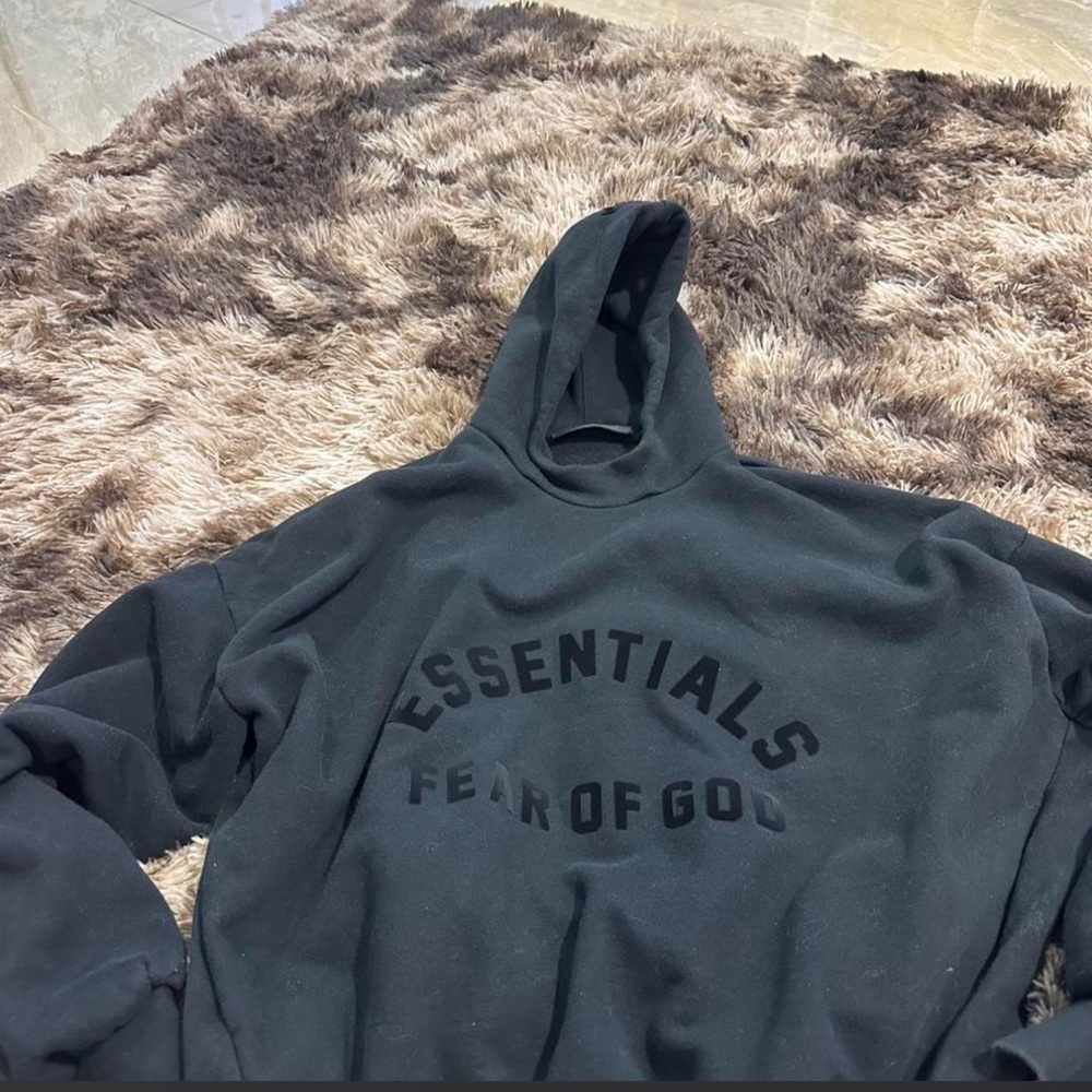 Essentials Black Hoodie